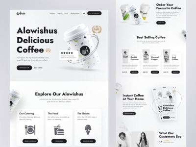 在线咖啡店网站(Online Coffee Shop Website)