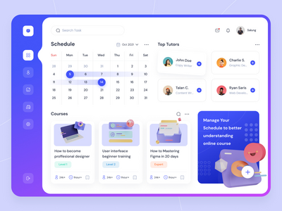 在线课程仪表板(Online Course Dashboard)
