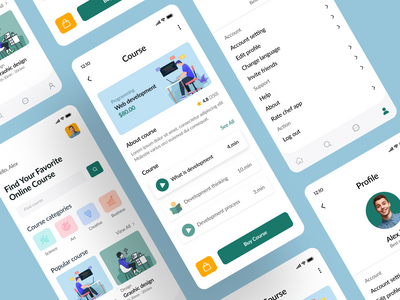 在线课程移动应用(Online Course Mobile App)
