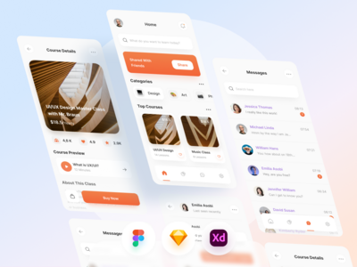在线课程移动应用(Online Course Mobile App)