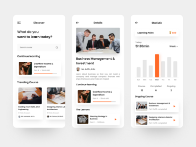 在线课程移动应用(Online Course Mobile App)