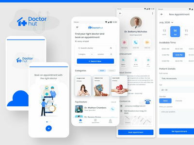 在线医生预约应用程序(online doctor appointment booking app)
