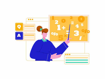 在线教育活动图(Online Education Activity Illustration)