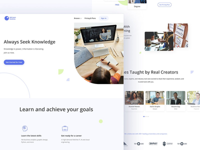 在线教育网站模板(Online Education Website Template)
