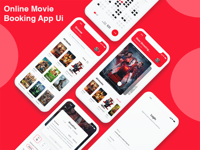 在线电影票预订应用程序 UI(Online Movie Ticket Booking App Ui)