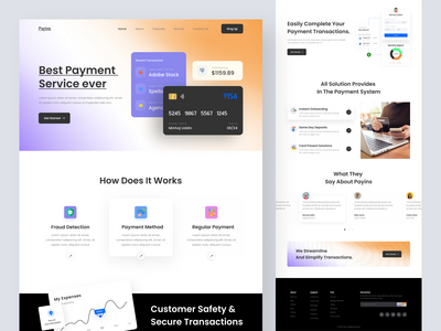 在线支付登陆页面(Online Payment Landing Page)