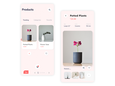 在线植物商店 iOS 应用程序(Online Plant Shop iOS App)