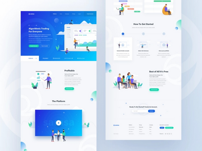 在线平台登陆页面(Online Platform Landing Page)