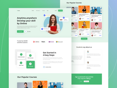 在线技能开发登陆页面(Online skill development Landing Page)