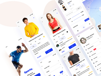 在线体育用品商店应用程序(Online Sports Shop App)