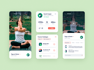 在线视频课程和课程 |观看和互动概念(Online Video Course and Classes | Watch & Interact Concept)