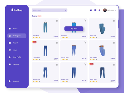 OnShop-产品页面设计(OnShop-Product Page Design)