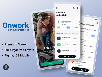 Onwork 应用程序 ui 套件(Onwork Apps ui kits)