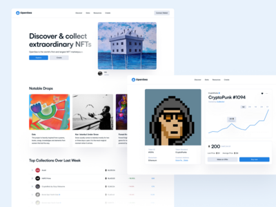 OpenSea NFT 市场重新设计(OpenSea NFT Marketplace Redesign)