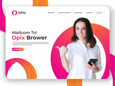 O 字母浏览器徽标(O Letter Browser Logo)