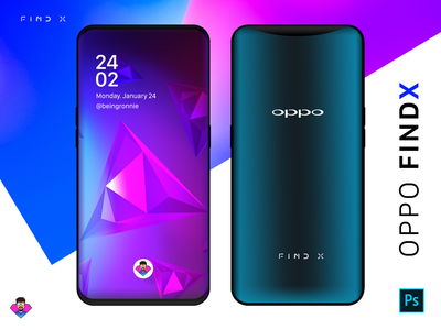 Oppo Find X 样机(Oppo Find X Mockup)