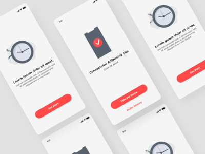 订单处理应用程序概念 iOS(Order Processing App Concept iOS)