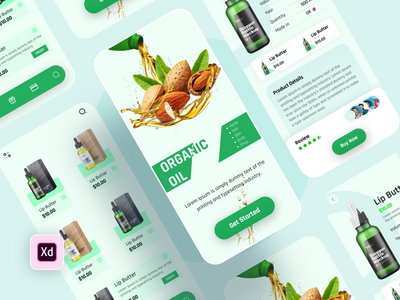 有机油移动应用(Organic oil mobile app)