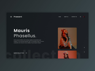 服装销售网络概念黑暗(Outfit Sell Web Concept Dark)