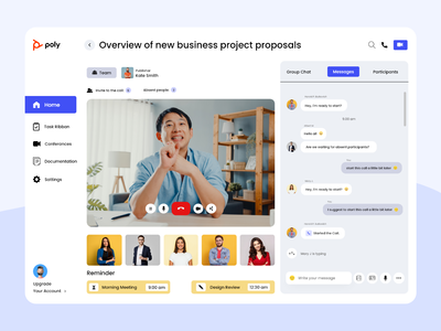 聚视频通话应用(Poly video calling app)