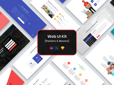 Packers & Movers Web UI 工具包(Packers & Movers Web UI Kit)