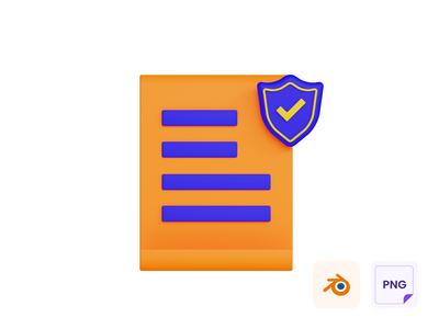 纸 3D 图标(Paper 3D Icon)