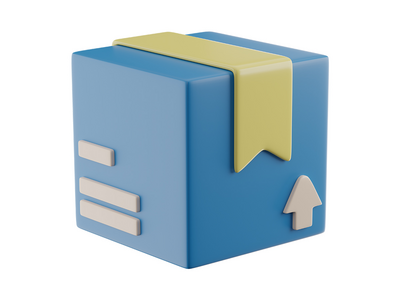 包裹 3D 图标(Parcel 3D Icon)