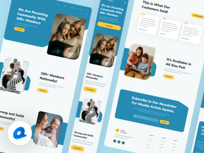 育儿登陆页面(Parenting Landing Page)