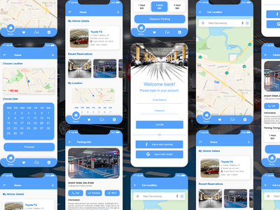 停车应用程序设计(Parking App Design)