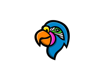 鹦鹉头吉祥物(Parrot Head Mascot)