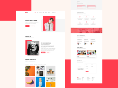 个人作品集、简历和简历登陆页面(Personal Portfolio, CV & Resume Landing Pages)
