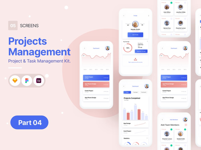 项目管理应用程序用户界面(Project Management App UI)