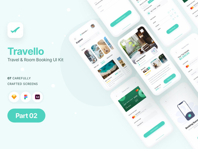 旅游应用界面(Travel App UI)