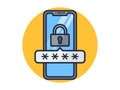 手机密码锁定模板(Mobile Phone Password locked Template)