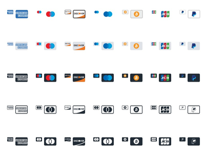 Studio 中的所有支付模式图标(All Payment Mode Icon in Studio)