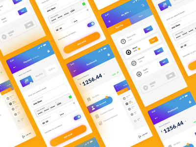 在线支付应用界面(Online Payment App Ui)