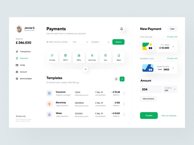 付款仪表板设计(Payments Dashboard Design)