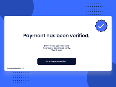 支付验证卡登陆页面灯(Payment verification card Landing Page light)
