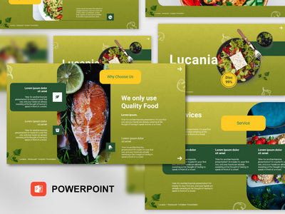 Lucania - 餐厅介绍模板(Lucania - Restaurant PresentationTemplate)
