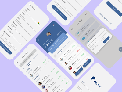 PayPal 应用程序重新设计概念(PayPal app re-design concept)