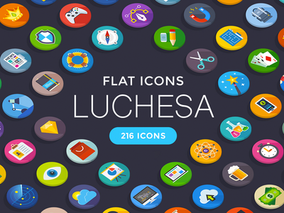 Luchesa 平面图标(Luchesa Flat Icons)