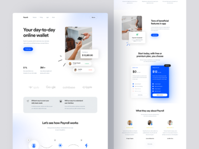工资单 - 电子钱包应用程序网站(Payroll - E-Wallet App Website)