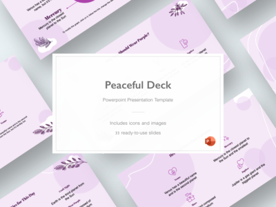 和平 - 终极演示模板(Peaceful - Ultimate Presentation Template)