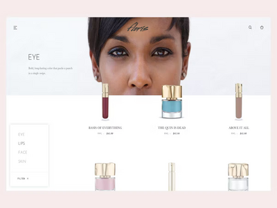 香水和化妆品店 - 完整的 HTML(Perfume & Cosmetics Shop - Complete HTML)