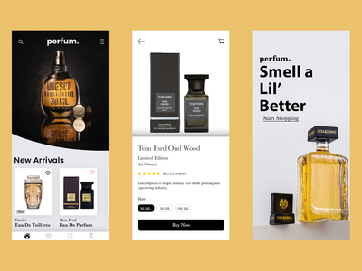 在线商店移动应用程序设计(Online Store Mobile App Design)