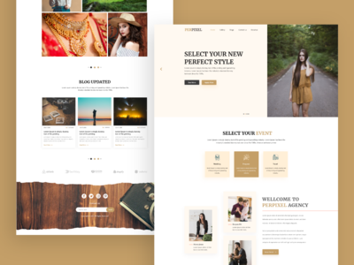 摄影登陆页面(Photography landing page)