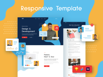 个人投资组合响应模板(Personal Portfolio Responsive Template)