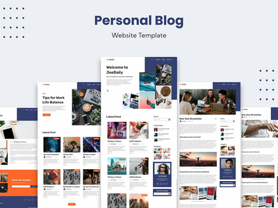 个人博客网站模板(Personal Blog Website Template)