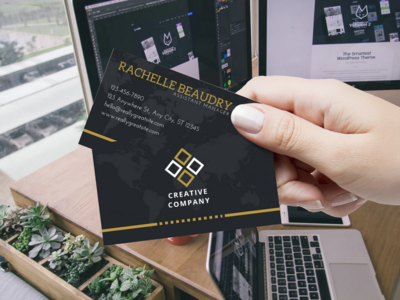 豪华名片 |帆布(Luxury business card | Canva)