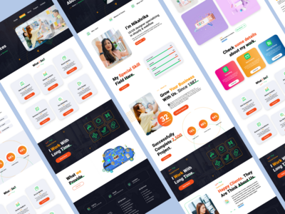 个人作品集 完整网站(Personal portfolio Full Website)